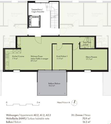 Appartement 3.5 pièces à louer à Biel/Bienne - image 1/10
