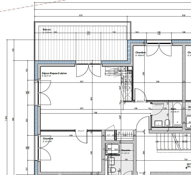 3 Zimmer Wohnung zu vermieten in Ecublens VD - Bild 1/3
