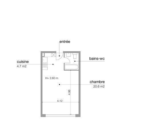 2 Zimmer Wohnung zu vermieten in Cointrin - Bild 1/8