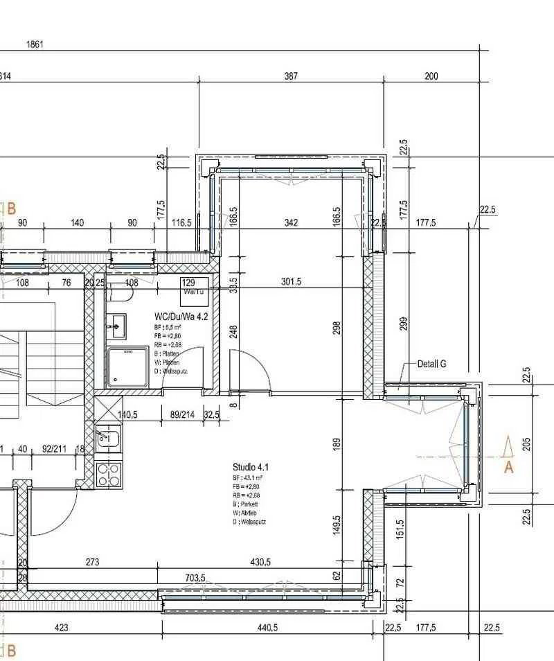 Appartement 2.5 pièces à louer à Zürich - image 1/4