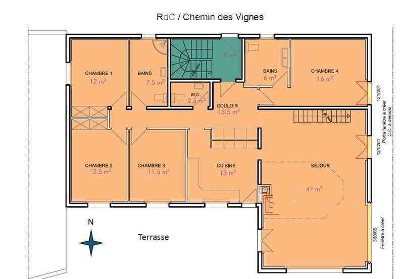 Appartement 7 pièces à louer à Préverenges - image 1/13