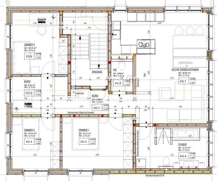 4.5 Zimmer Wohnung zu vermieten in Teufen AR - Bild 1/12