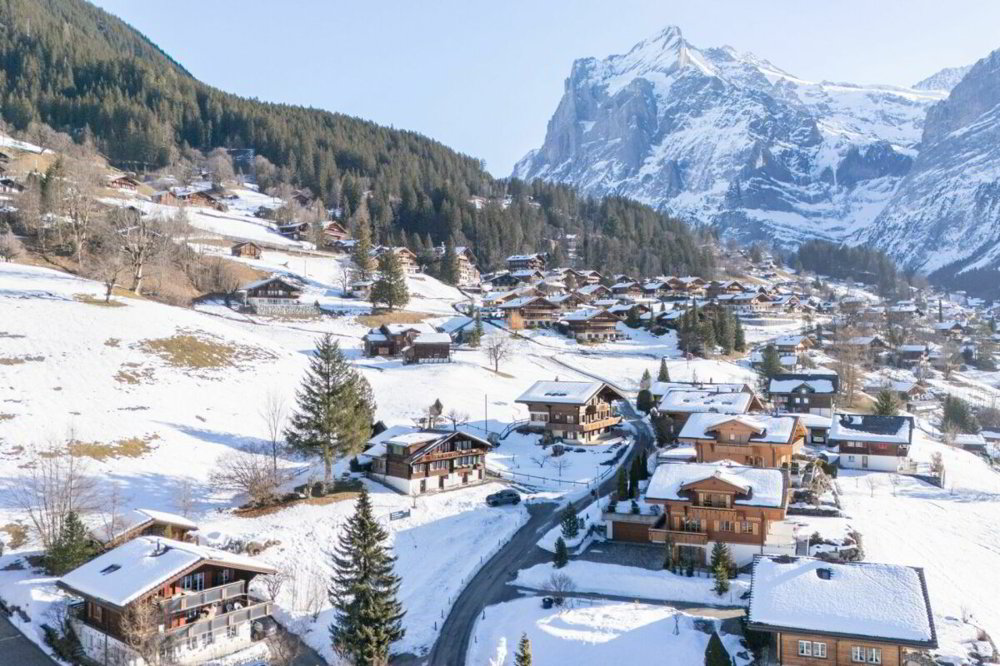 Exklusives Bauland an bester Sonnenhanglage in Grindelwald - Wohnen mit Panoramablick, ideal für ein Ein- oder Zweifamilienhaus - Ansicht 2