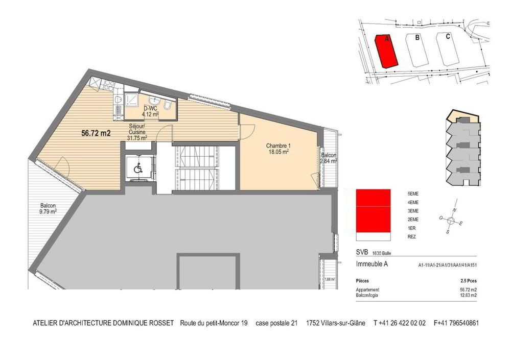Helle 2.5 Zimmerwohnung mit 56 m² - Ansicht 5