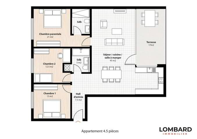 Appartement 4.5 pièces à acheter à Rueyres-les-Prés - image 1/9