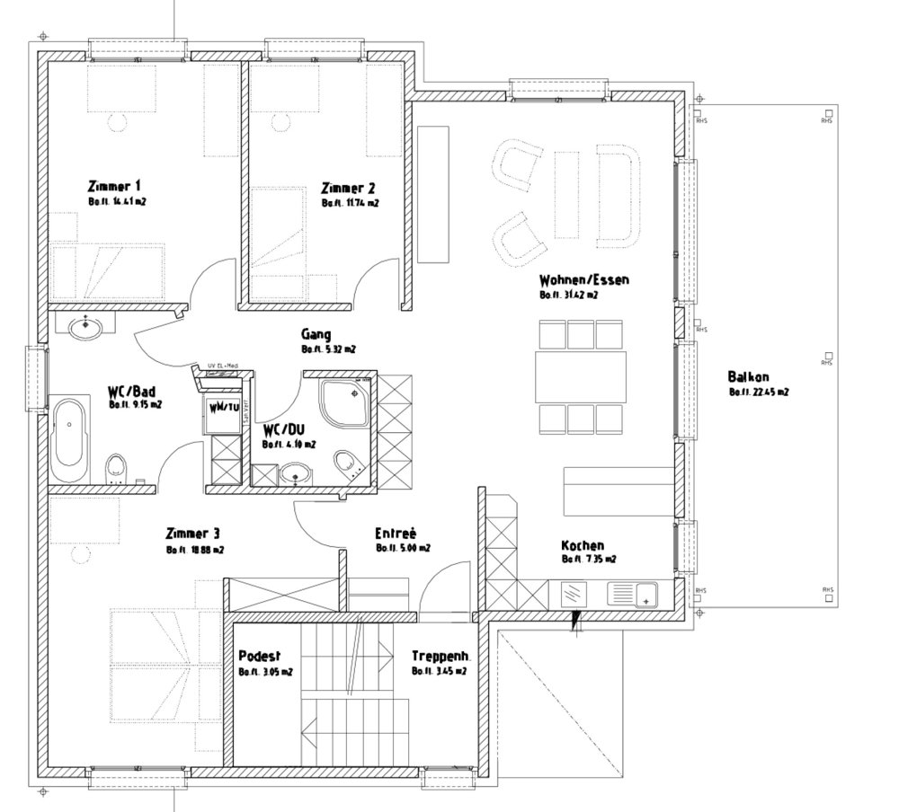 Appartamento di 4.5 locali in affitto a Dietwil - immagine 1/11