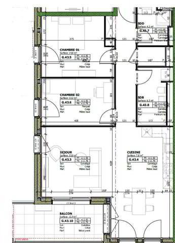 Appartement 3.5 pièces à louer à Marly - image 1/9