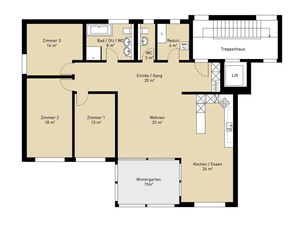 Appartement 4.5 pièces à louer à Ebnat-Kappel - image 1/8