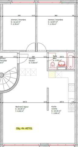 3.5 rooms Apartment for rent in Biel/Bienne - image 1/6
