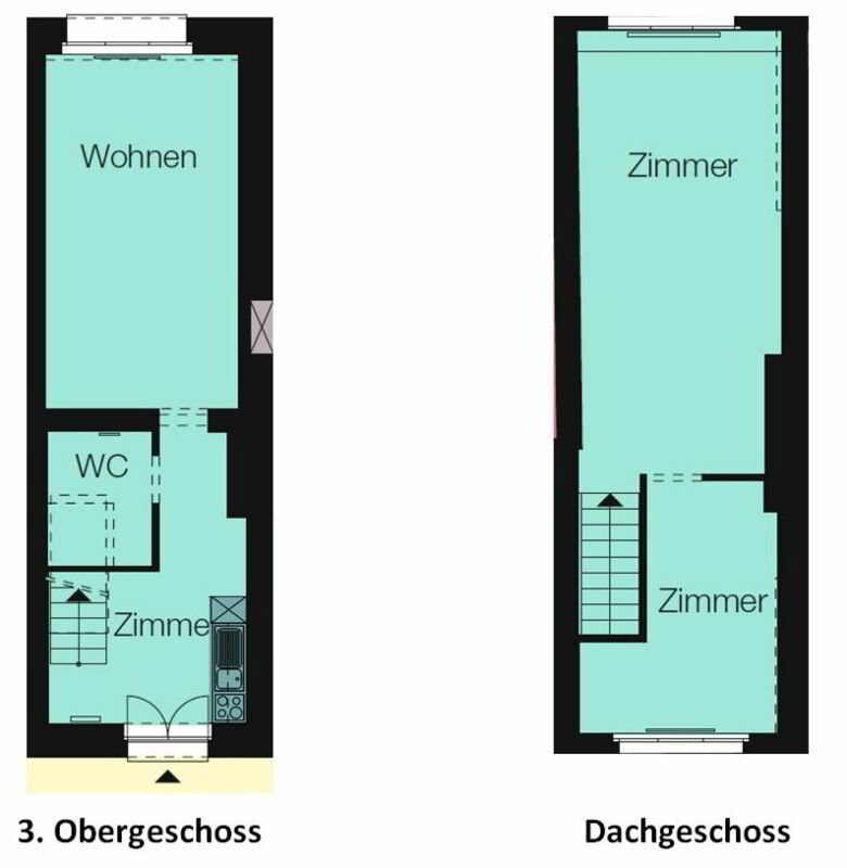 3 rooms Apartment for rent in Rorschach - image 1/9