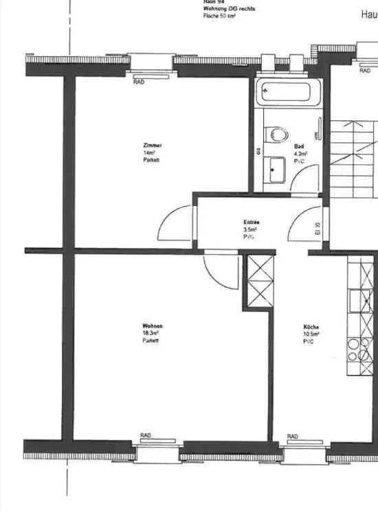 Appartement 2.5 pièces à louer à Bern - image 1/7