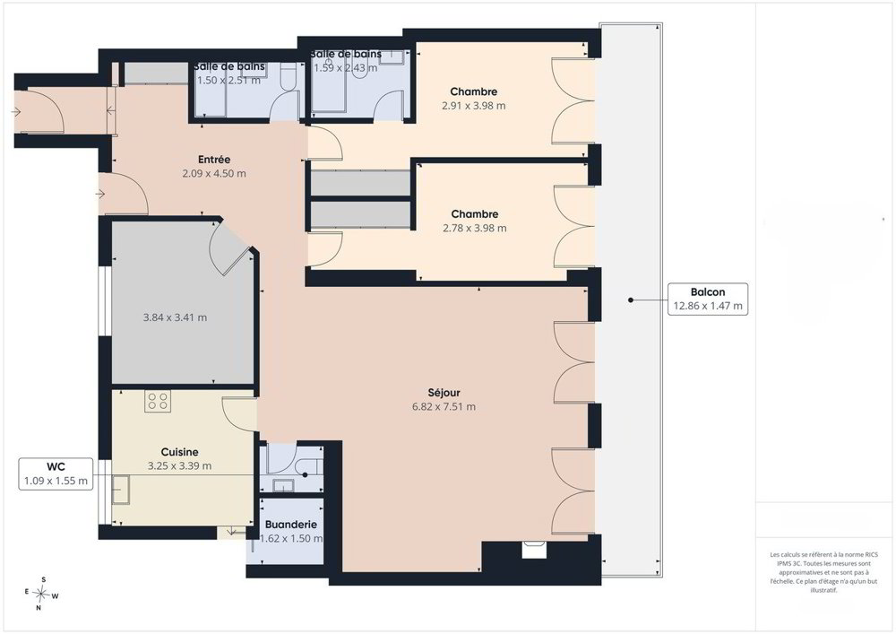 Appartement 4 pièces à acheter à Montreux - image 1/7