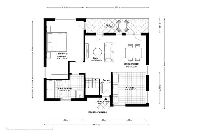 Haus – Lamboing, Les Moulins - Ansicht 4