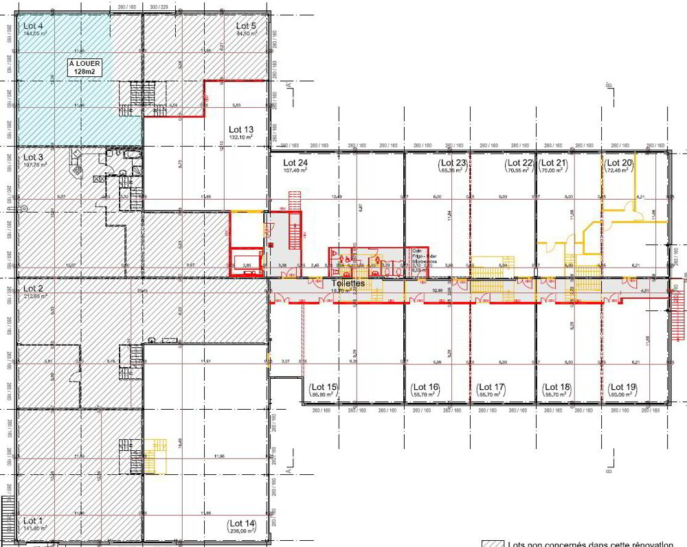 Bureaux lumineux de 136 m² à louer au 1er étage - Ansicht 5