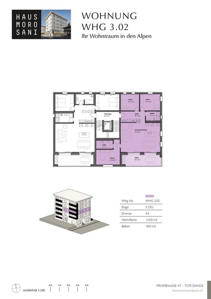 4.5 Zimmer Wohnung zum verkaufen in Davos Platz - Bild 1/14