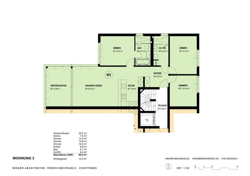 Appartement 4.5 pièces à louer à Reinach BL - image 1/8
