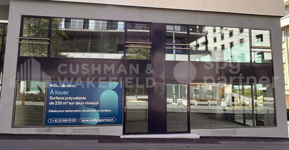 Arcade commerciale de 230 m² sur 2 niveaux avec terrasse privative - Morges 163 - Ansicht 2