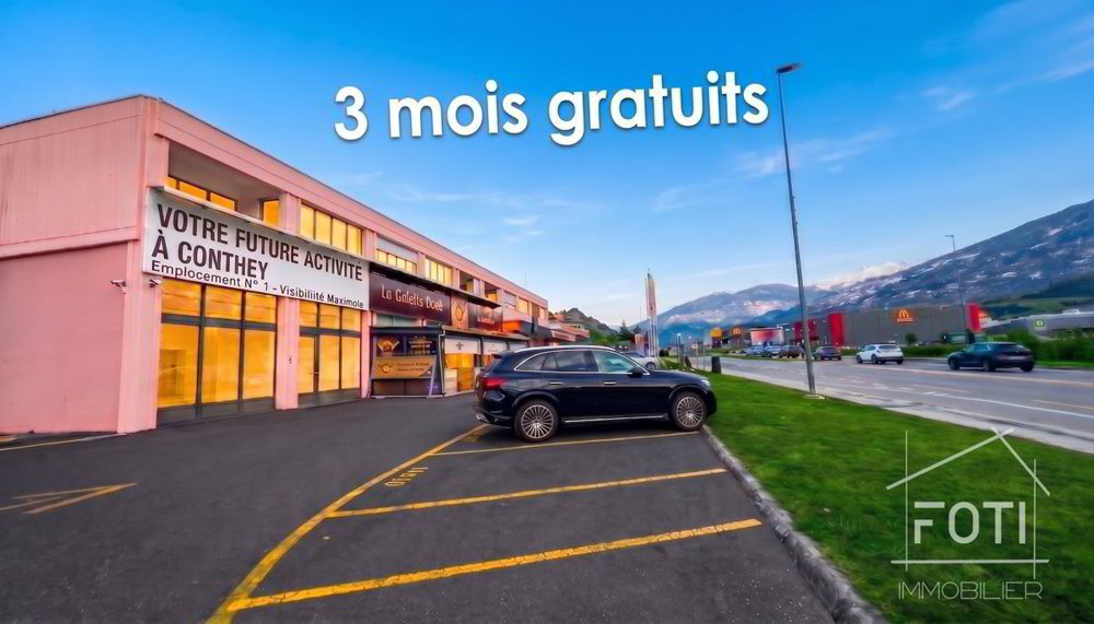 3 premiers mois offerts pour votre vitrine à Conthey