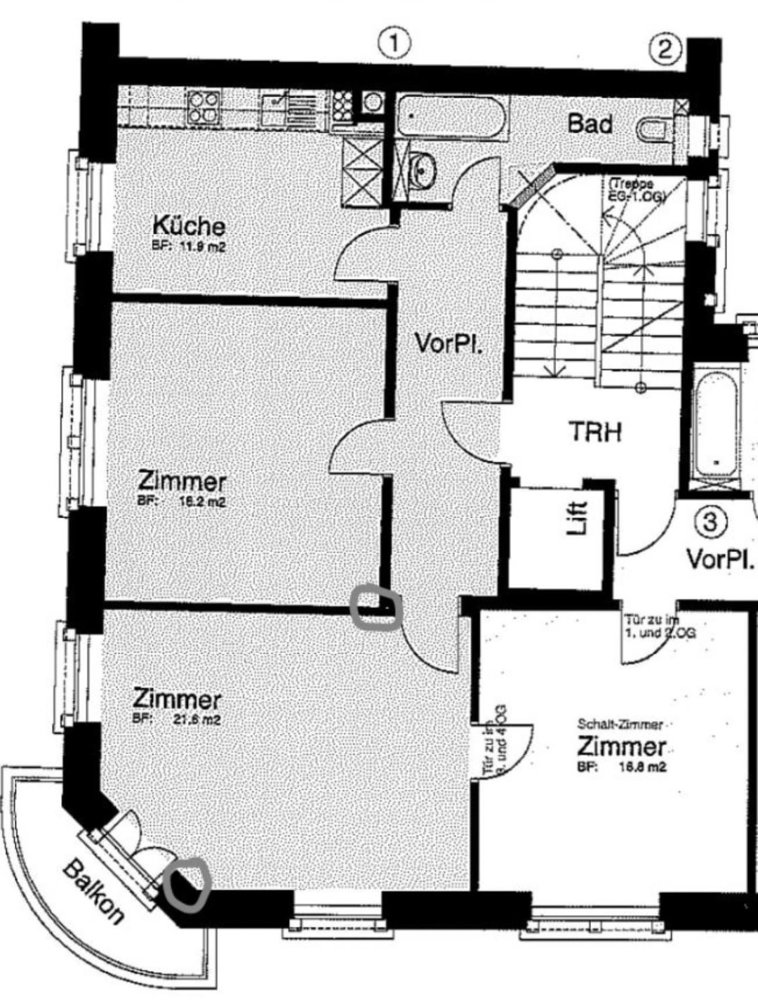 Appartement 3 pièces à louer à Zurich - image 1/10