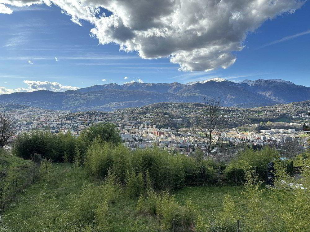 Lugano-Viganello Baugebiet offene Aussicht auf Stadt und Berge