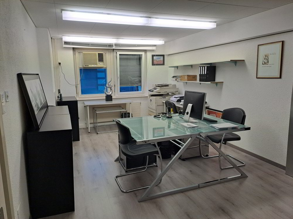 Büro Open Space Möbliert Zu Vermieten Stadtzentrum Martigny - Ansicht 3