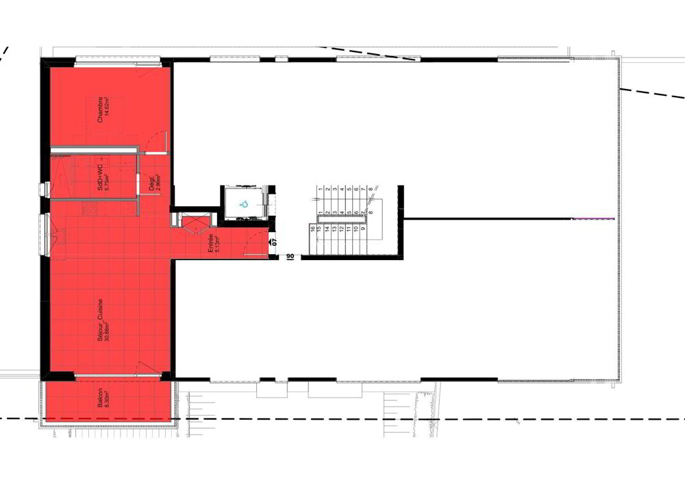 Appartement 2 pièces à louer à Prilly - image 1/7