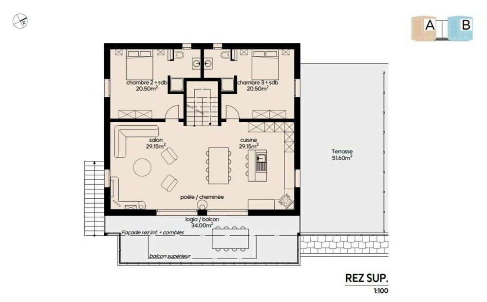 null Zimmer Büro zum verkaufen in Champéry - Bild 1/13
