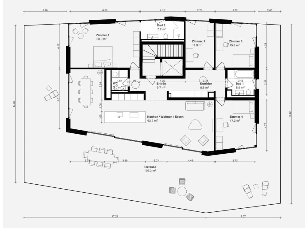 6 Zimmer Wohnung zum verkaufen in Arlesheim - Bild 1/13