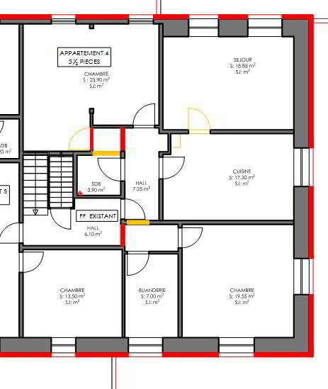 Appartamento di 4 locali in affitto a Rossemaison - immagine 1/11