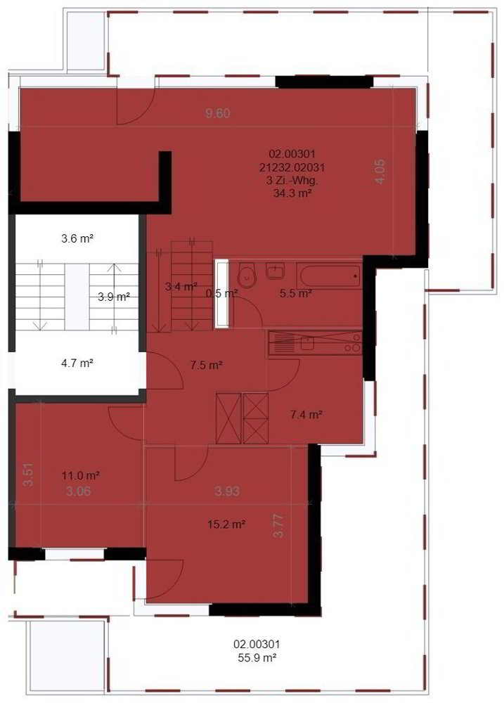 3 Zimmer Wohnung zu vermieten in Thoune - Bild 1/9