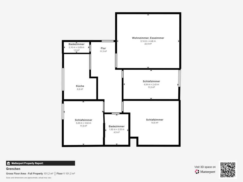 4.5 rooms Apartment for rent in Granges SO - image 1/9