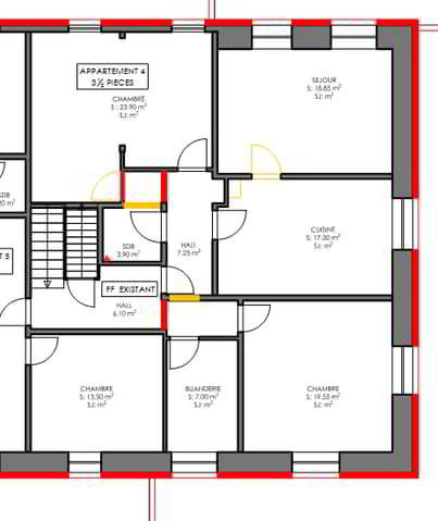 4.5 rooms Apartment for rent in Rossemaison - image 1/11