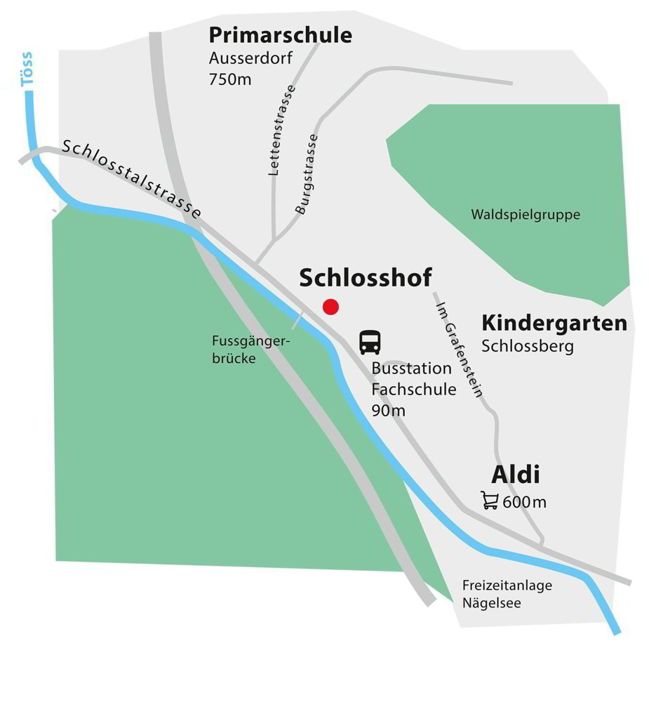 2.5 Zimmer Wohnung zu vermieten in Winterthour - Bild 1/7