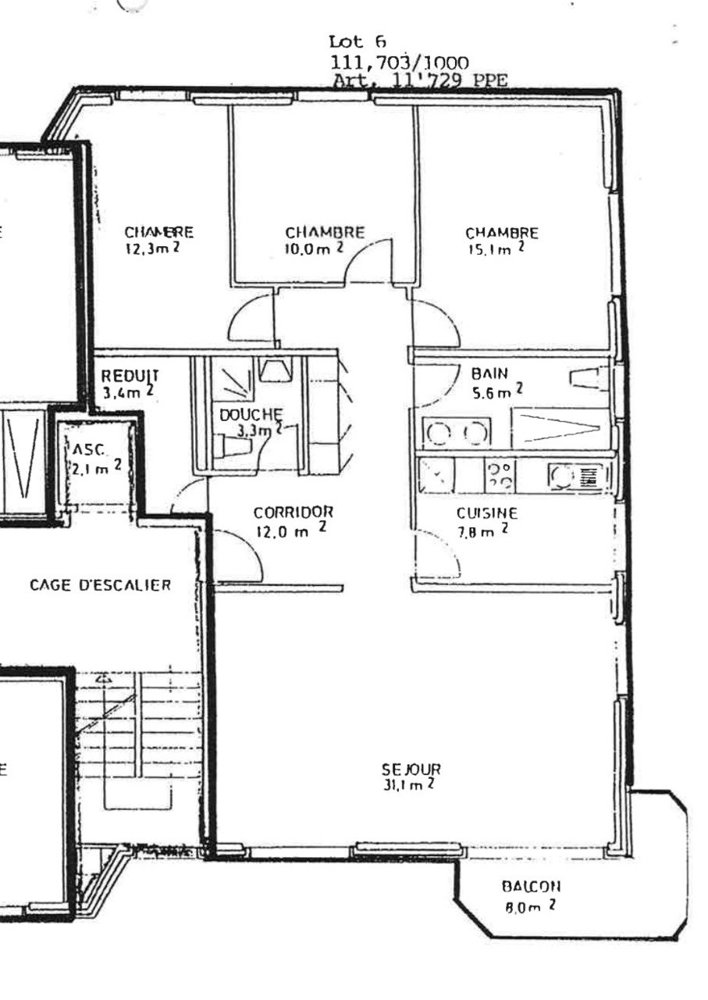 Wohnung – Villars-sur-Glâne, Belle-Croix - Ansicht 2