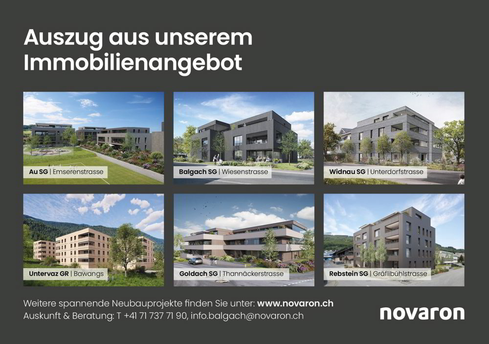 1.5 Zimmer Wohnung zu vermieten in Bad Ragaz - Bild 1/7