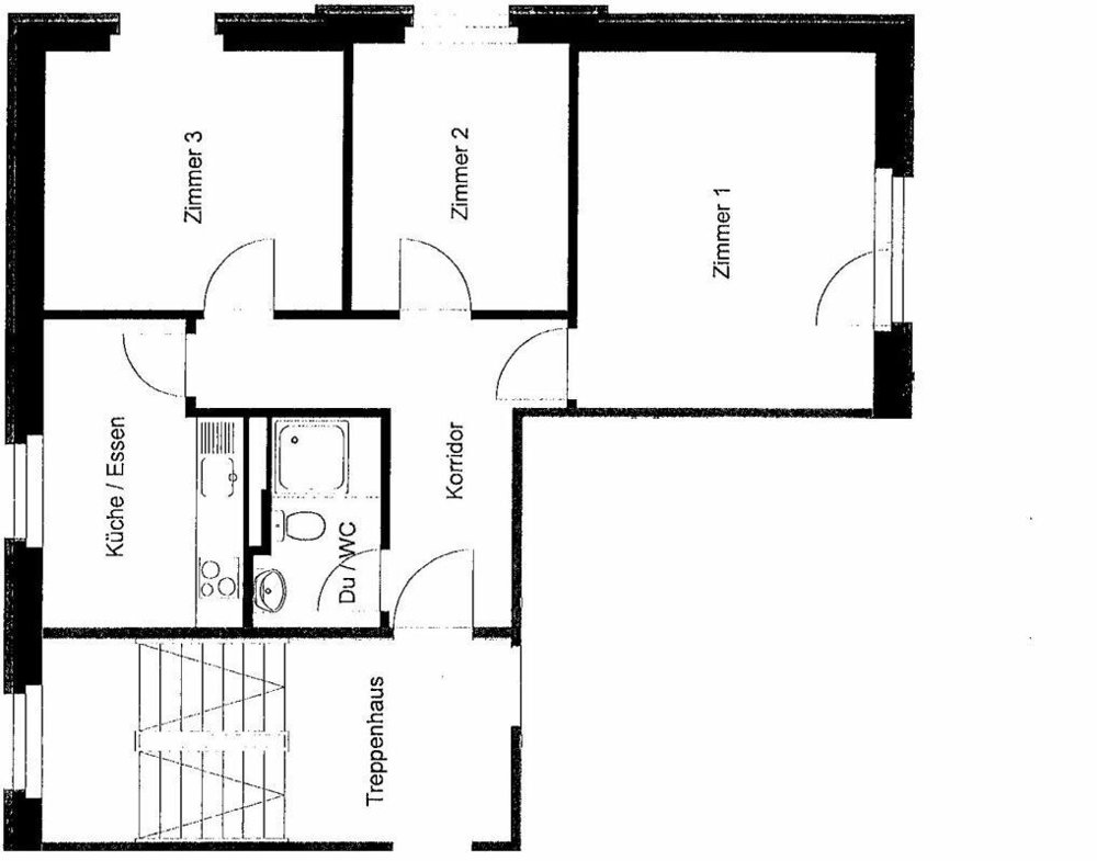 3 Zimmer Wohnung zu vermieten in St. Gallen - Bild 1/7