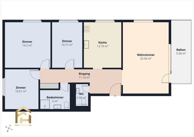 4.5 Zimmer Wohnung zum verkaufen in Naters - Bild 1/12