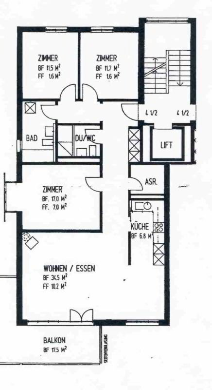 4 Zimmer Wohnung zu vermieten in San Gallo - Bild 1/12