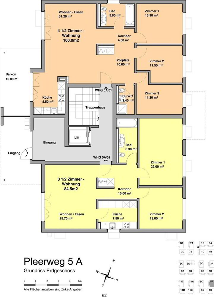 3 rooms Apartment for rent in Burgdorf - image 1/10