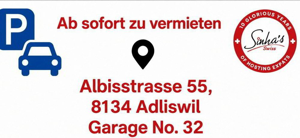 Parcheggio, garage di null locali in affitto a Adliswil - immagine 1/1