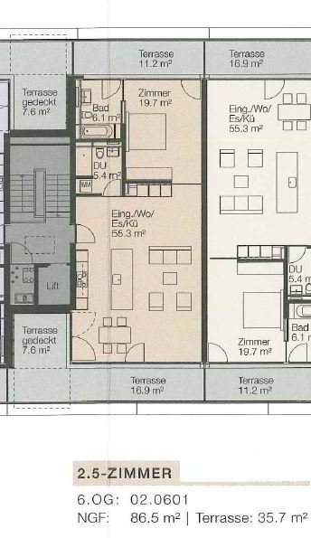 2.5 Zimmer Wohnung zu vermieten in Luzern - Bild 1/7