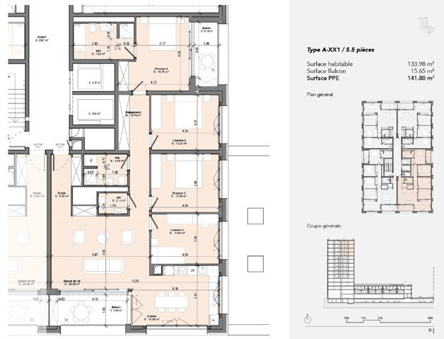 5.5 rooms Apartment for rent in Marly - image 1/13