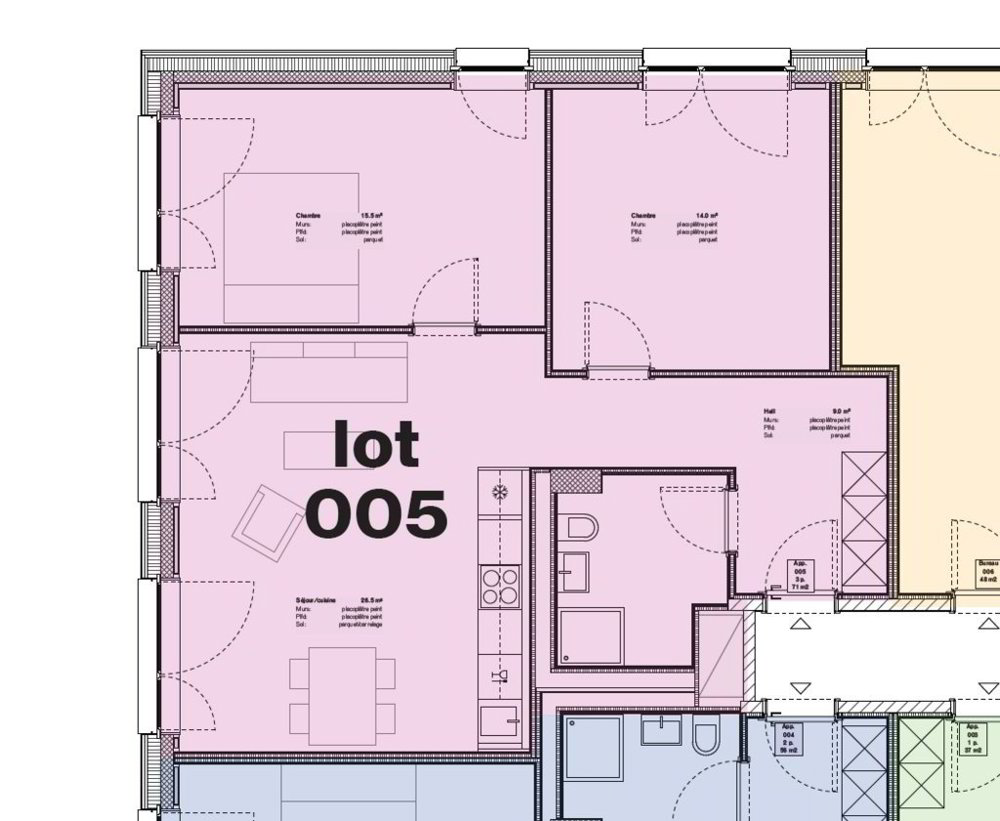 3 Zimmer Wohnung zu vermieten in Losanna - Bild 1/7