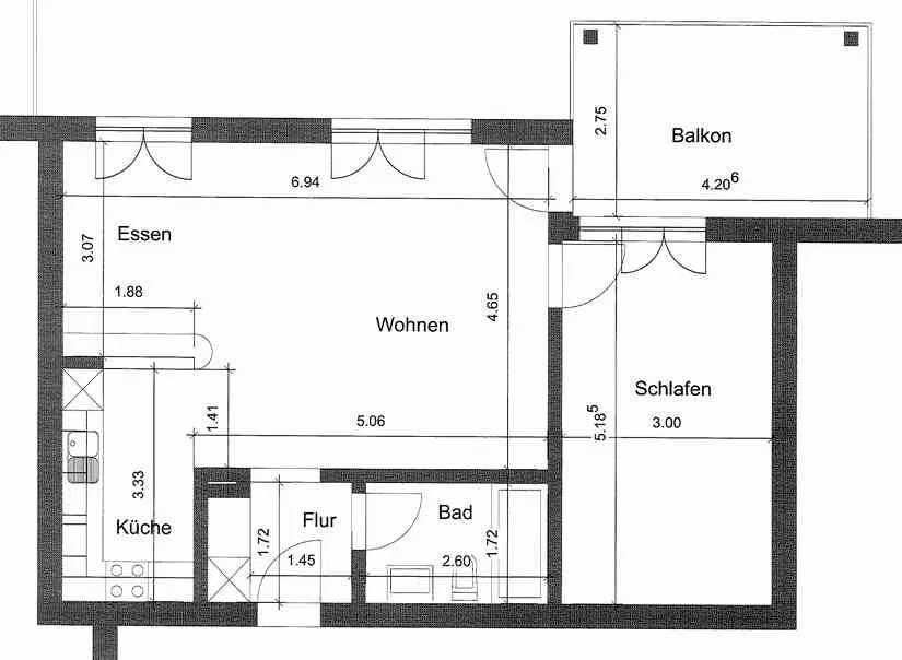 2.5 rooms Apartment for rent in Kreuzlingen - image 1/10
