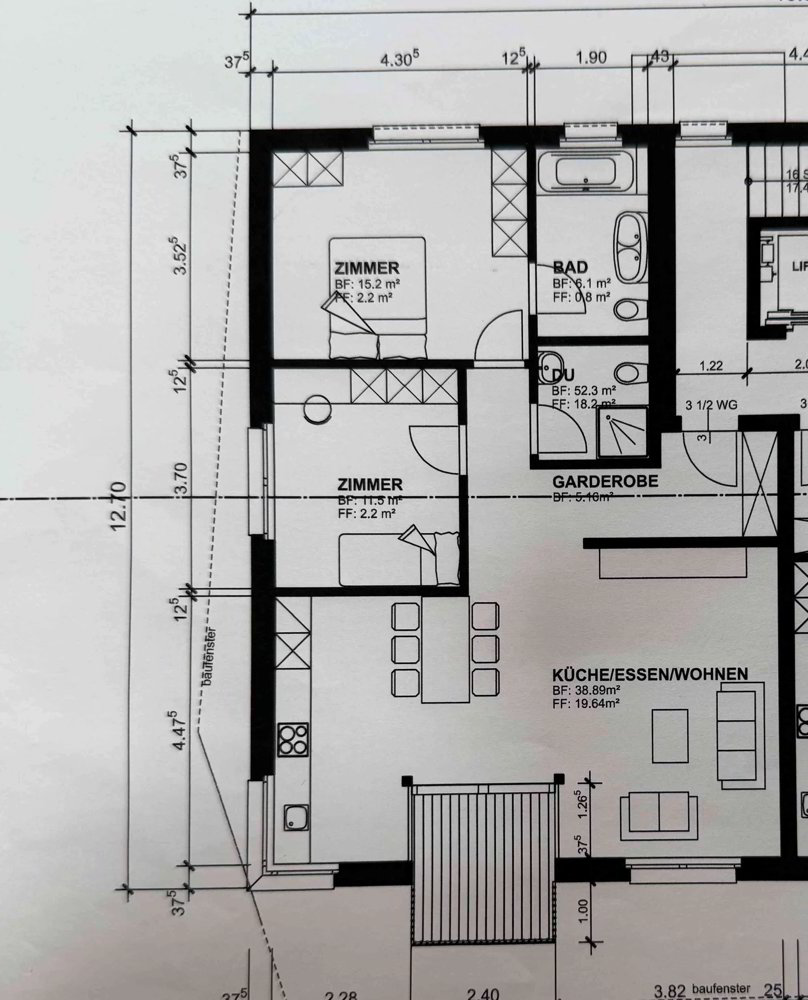 3.5 rooms Apartment for rent in Lantsch/Lenz - image 1/9