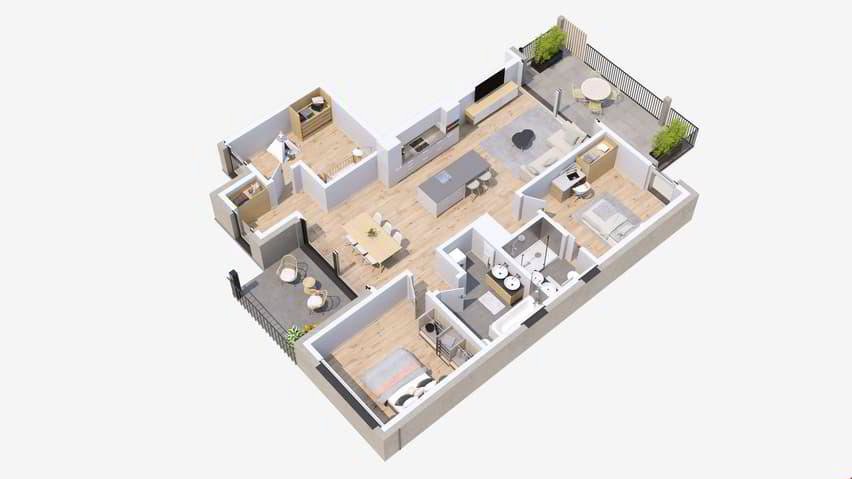 Appartement 4.5 pièces à louer à Develier - image 1/3