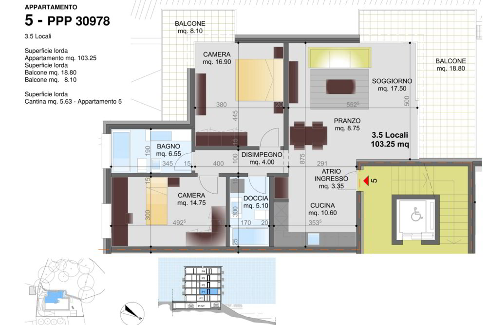 3.5 rooms Apartment to buy in Vacallo - image 1/21