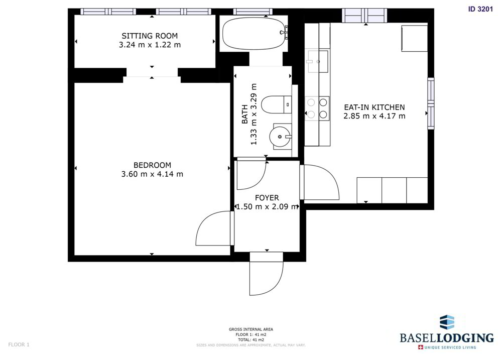 1.5 Zimmer Wohnung zu vermieten in Birsfelden - Bild 1/11