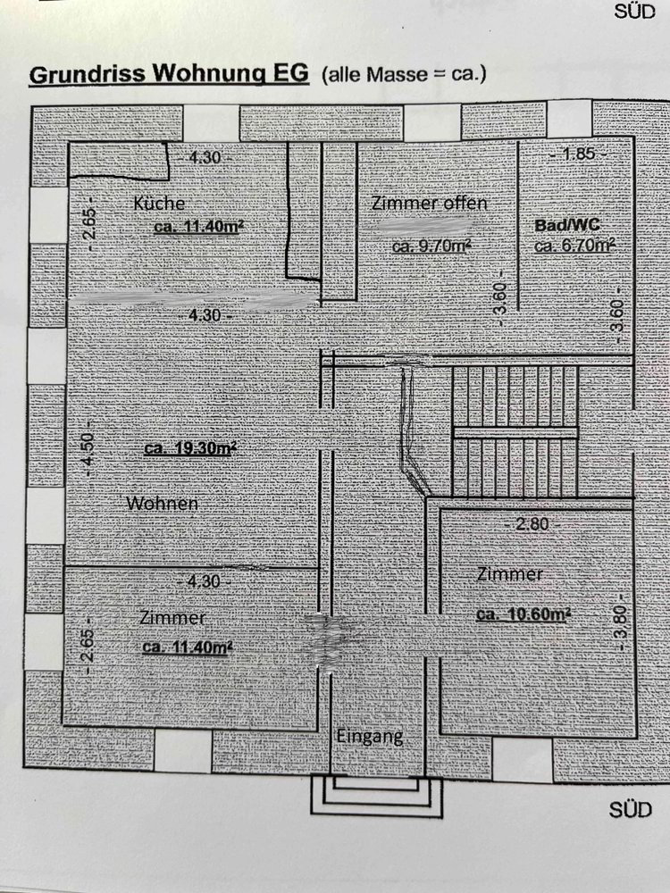 Appartement 4 pièces à louer à Domat/Ems - image 1/7