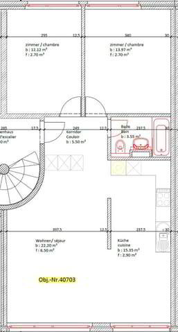 4.5 rooms Apartment for rent in Biel/Bienne - image 1/7